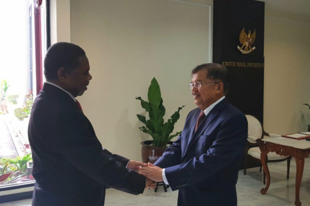 Wapres menerima kunjungan kehormatan Presiden Zanzibar