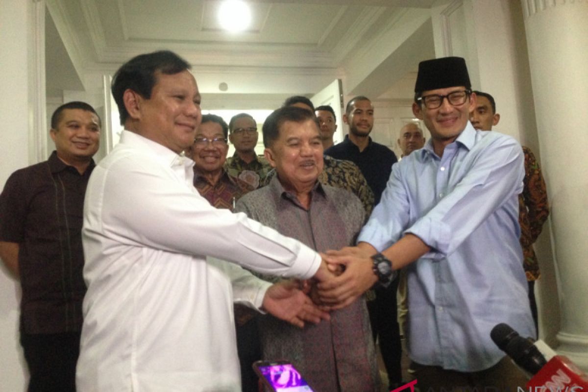 Jusuf Kalla bilang telah bersahabat dengan Prabowo puluhan tahun