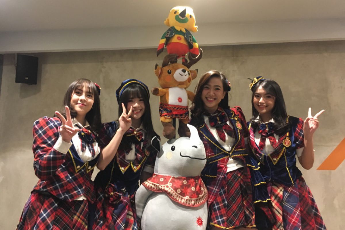 JKT48 "muncul" jelang pertandingan Jepang-Indonesia