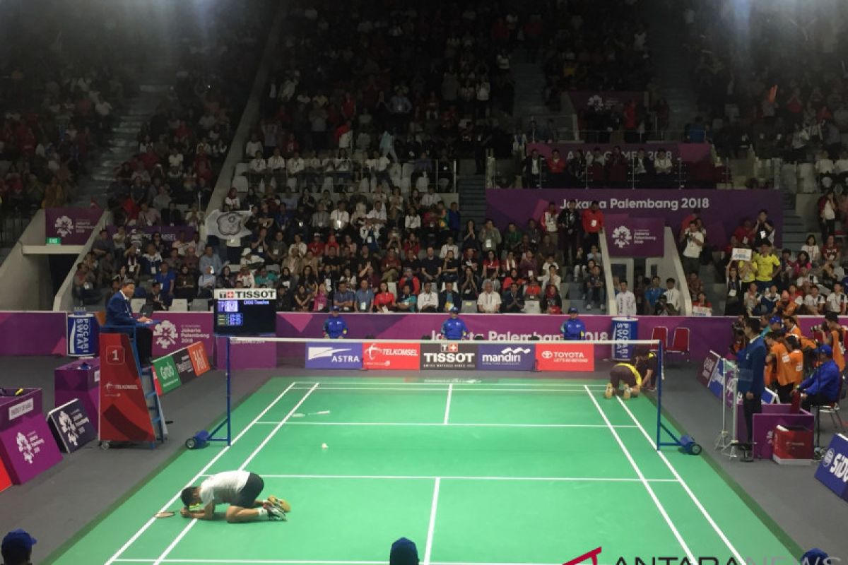 Anthony Ginting harus puas dengan medali perunggu