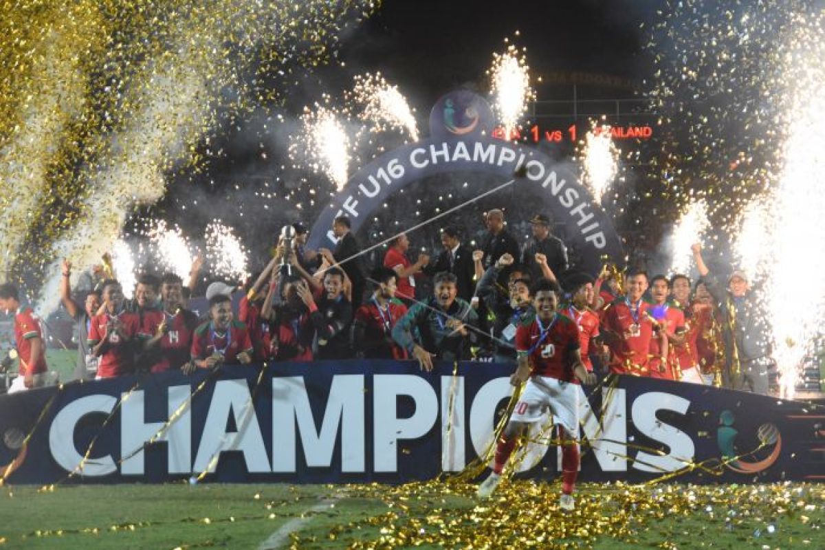 Indonesia catatkan sejarah pertama kali juara Piala AFF U-16
