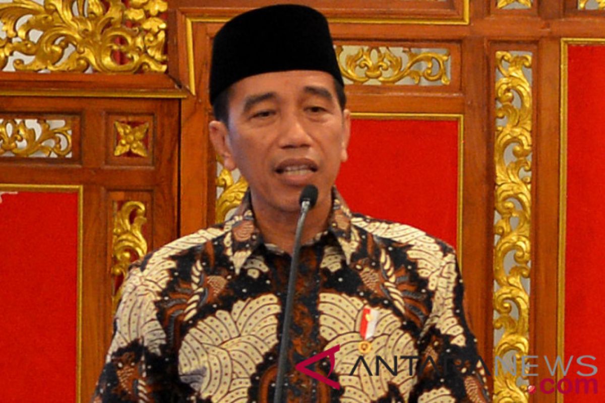 Presiden Jokowi: belum ada rencana pertemuan ketua parpol