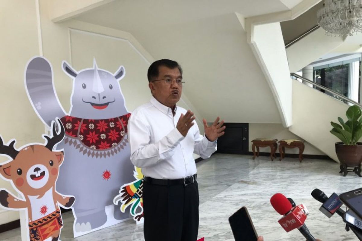 Wapres JK tinjau pelaksanaan Asian Games di Palembang
