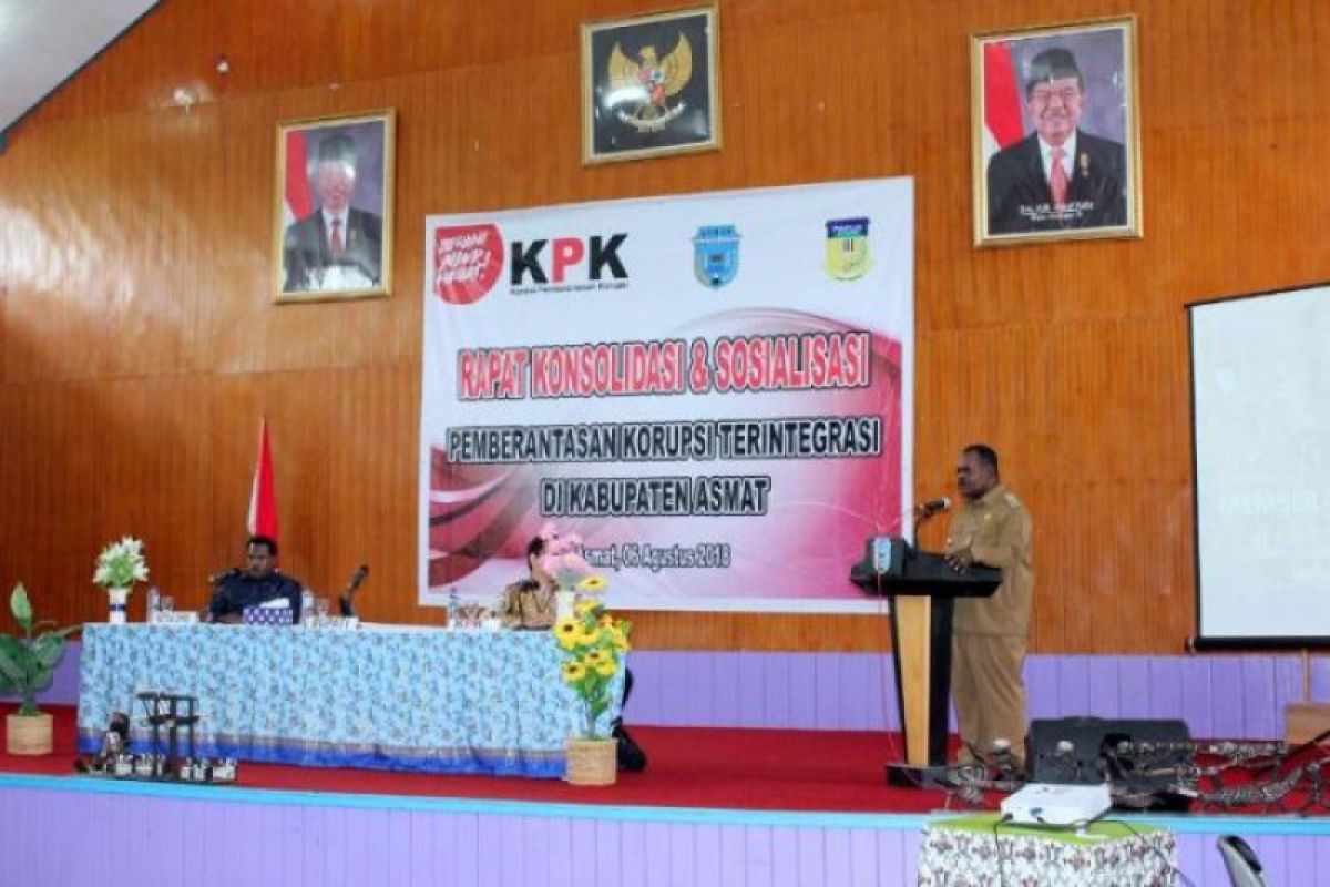 KPK gelar konsolidasi dan sosialisasi pemberantasan korupsi di Asmat