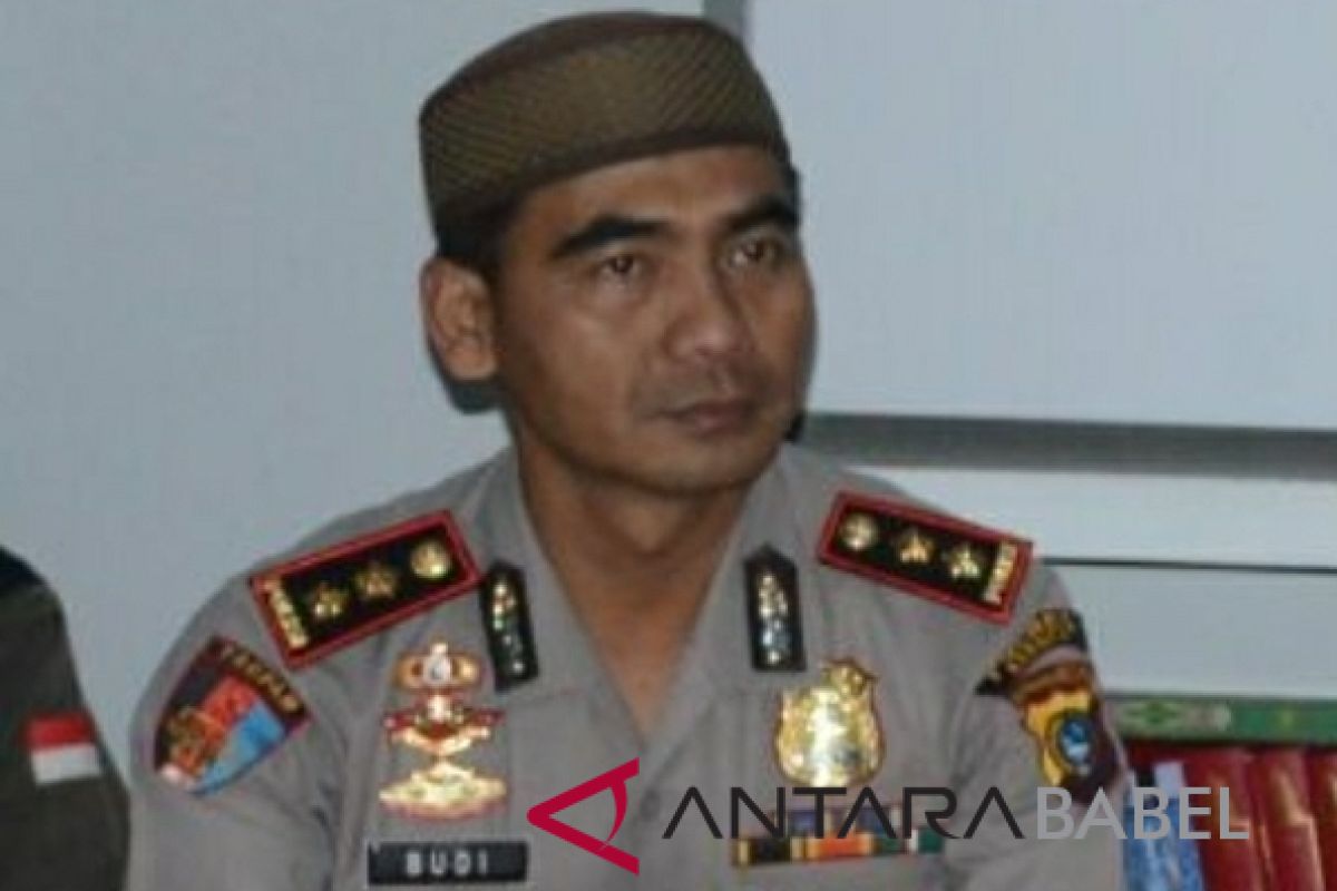 Kapolres Bangka ingatkan warga tingkatkan kesadaran untuk memakai helm