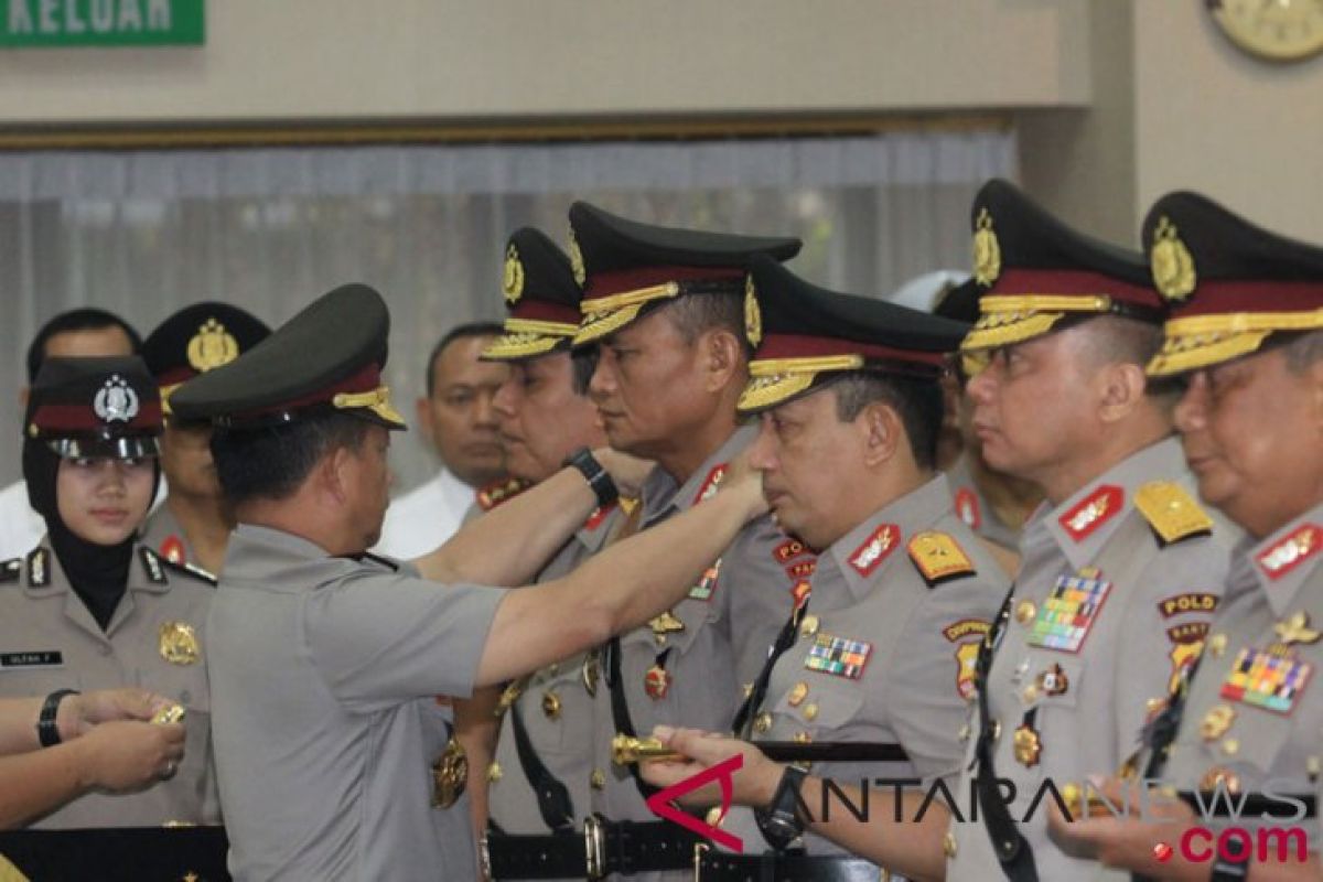 Kapolri Lantik Enam Kapolda Baru