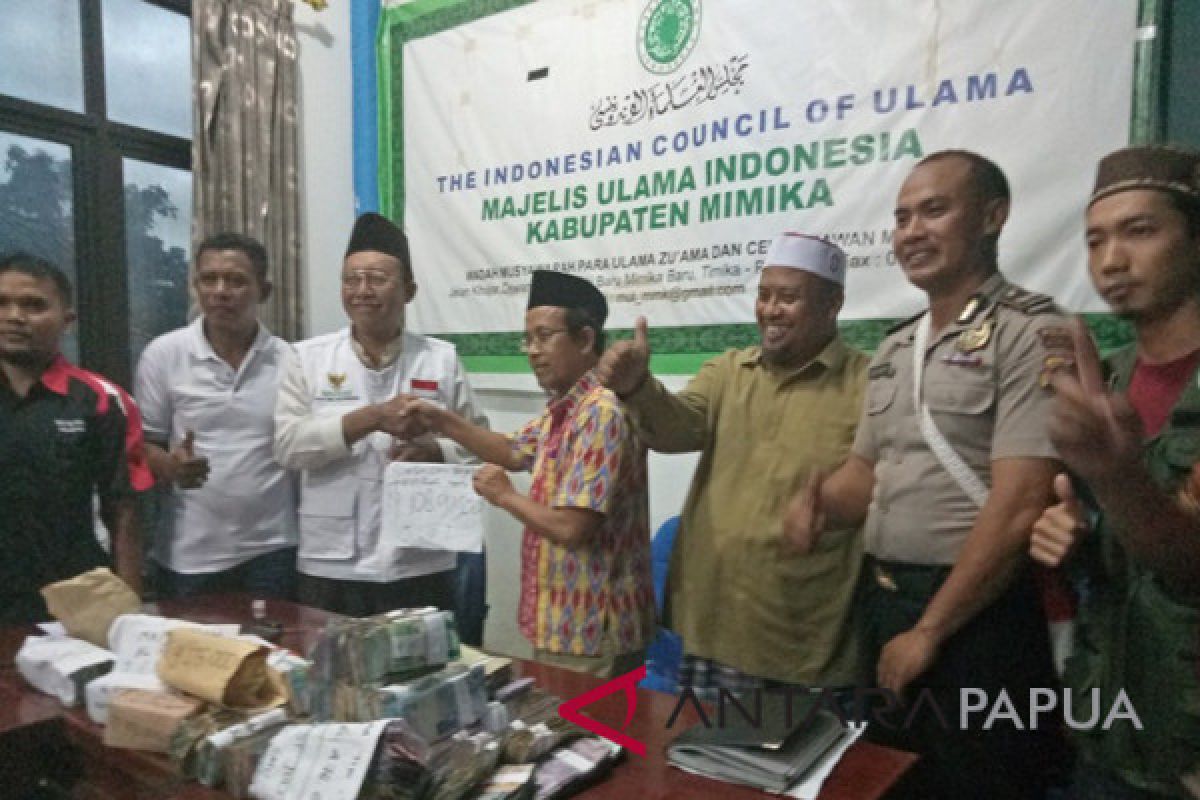 Masyarakat Mimika kirim bantuan kemanusiaan ke Lombok