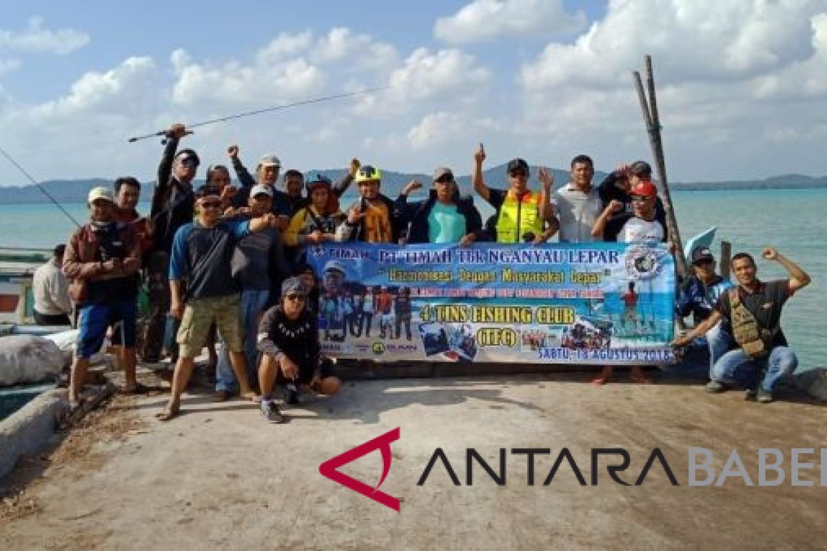 PT Timah - Fishing Club lomba mancing di Laut Bangka Selatan