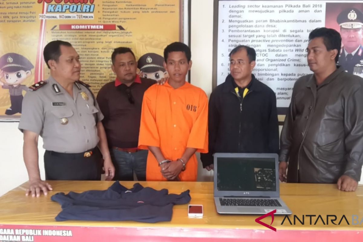 Polsek Mengwi tahan residivis pencurian di rumah kosong