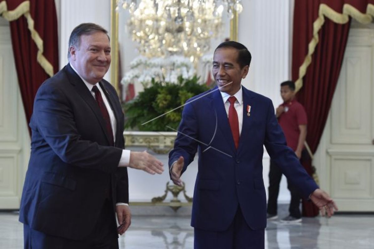 Presiden Jokowi bertemu Menlu AS Mike Pompeo