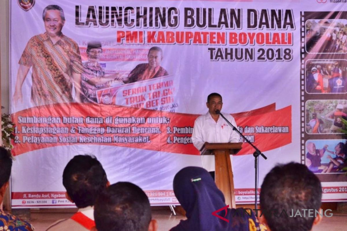 Bulan Dana PMI Boyolali targetkan Rp1,447 miliar