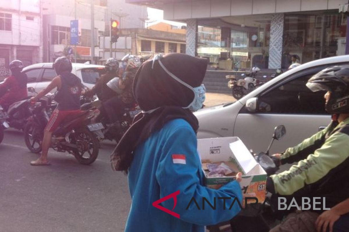 PMII Bangka himpun sumbangan korban gempa lombok