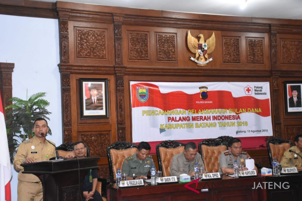 Bulan Dana PMI Batang ditargetkan raup Rp1 miliar