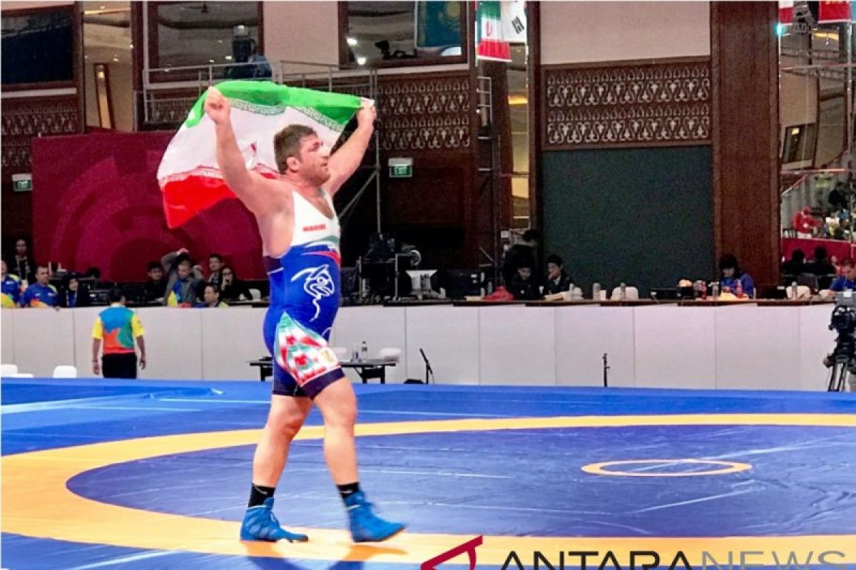 Iran juara umum cabang gulat Asian Games 2018