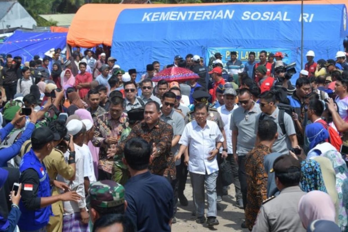 Wapres: Pemerintah Sanggup Atasi Gempa Lombok