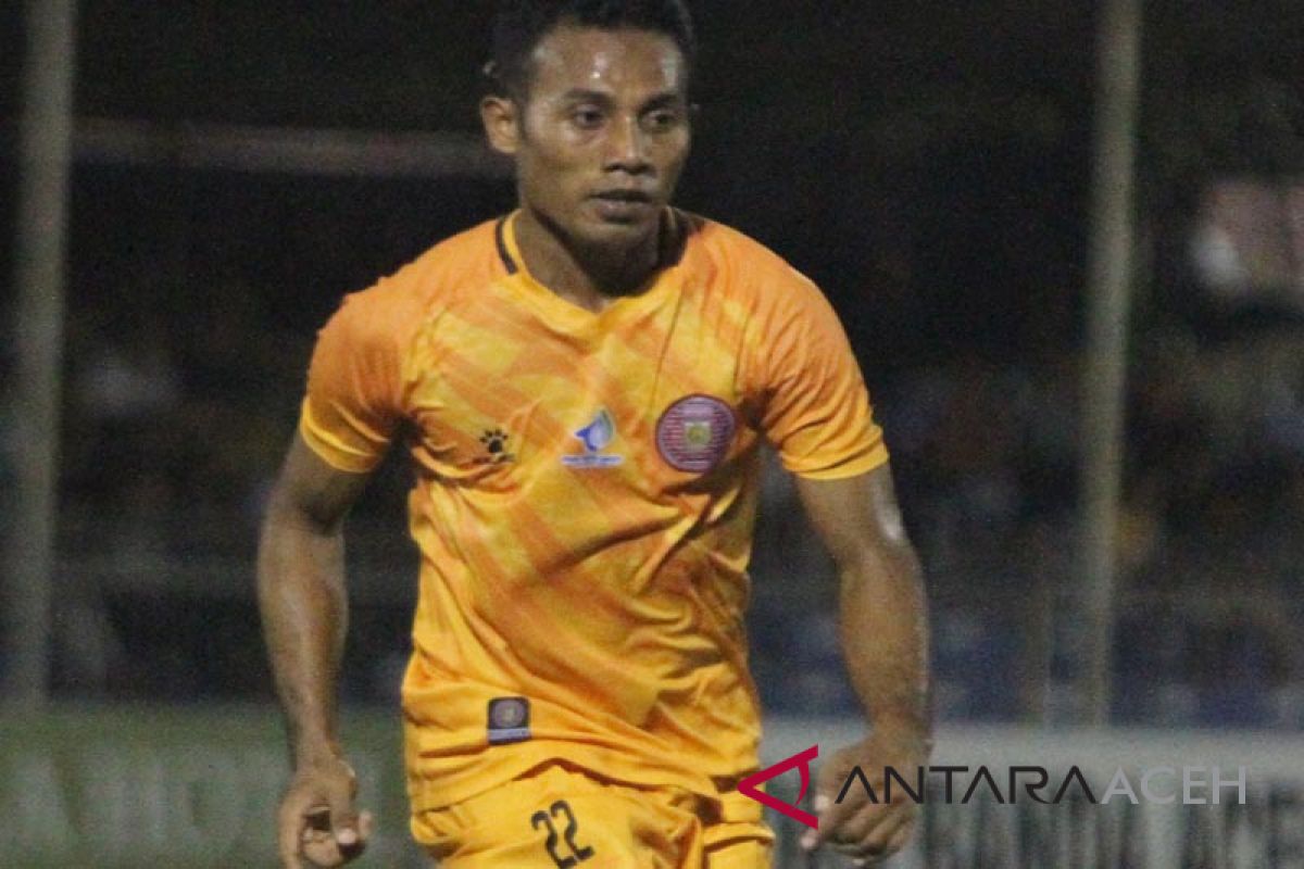 Striker Persiraja Andre ingin lebaran di Aceh