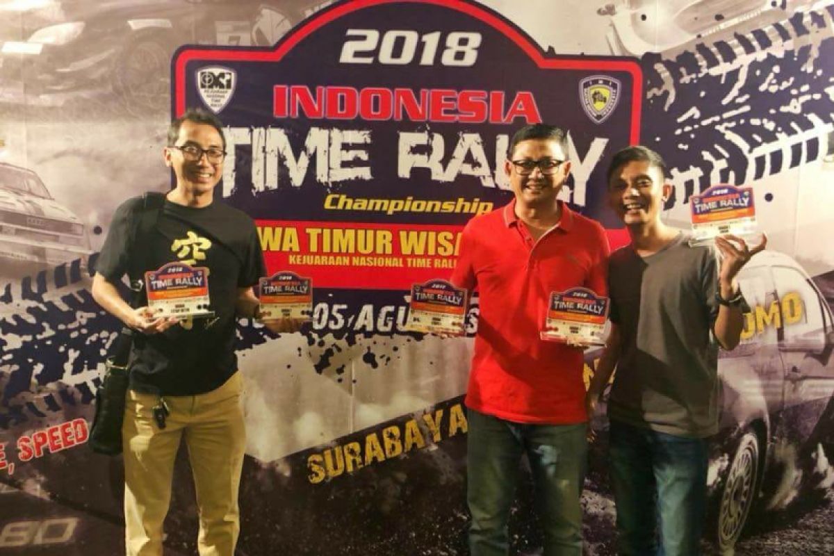 otomotif - gerry rosanto menangi kejurnas time rally 2018