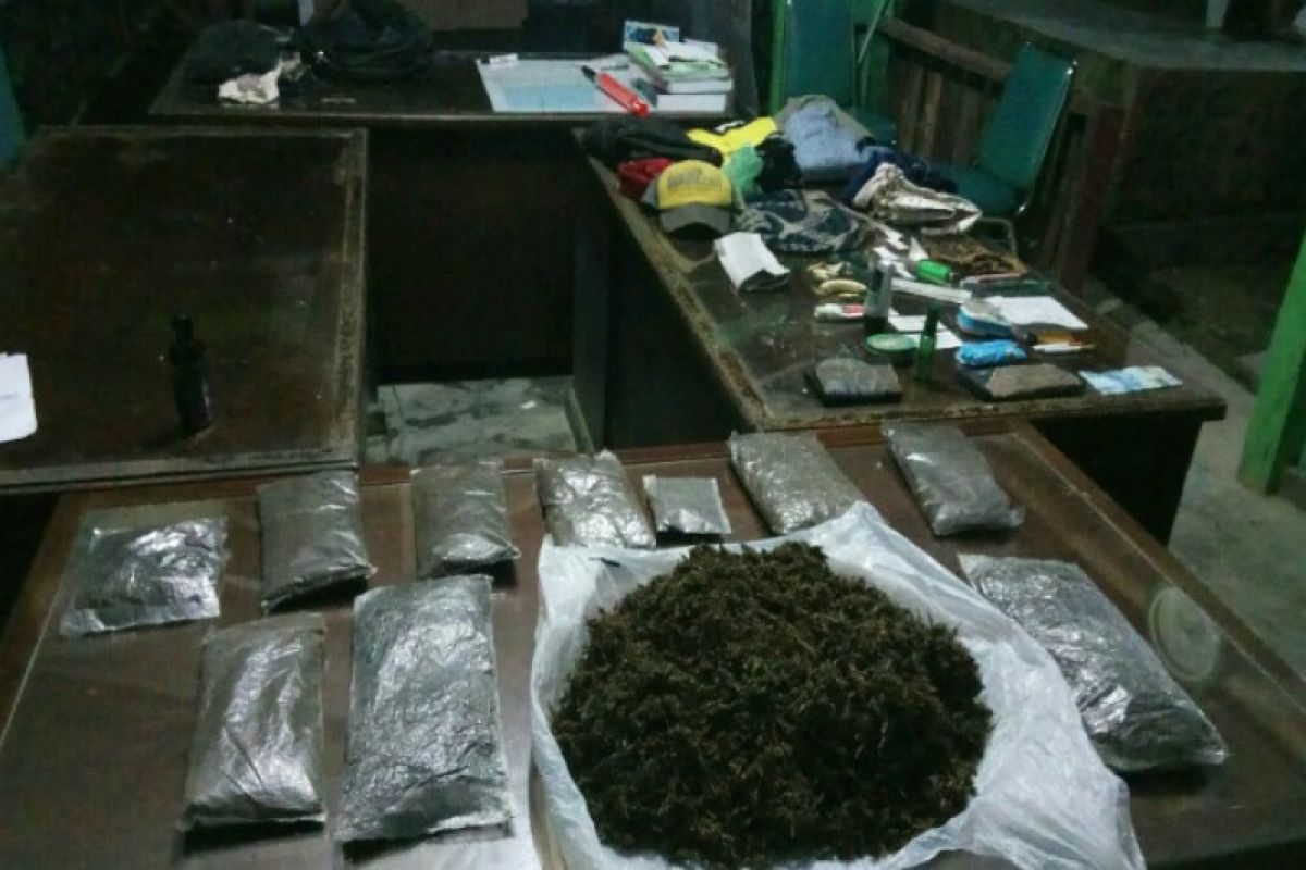 Satgas Yonif 501 amankan warga PNG pembawa ganja