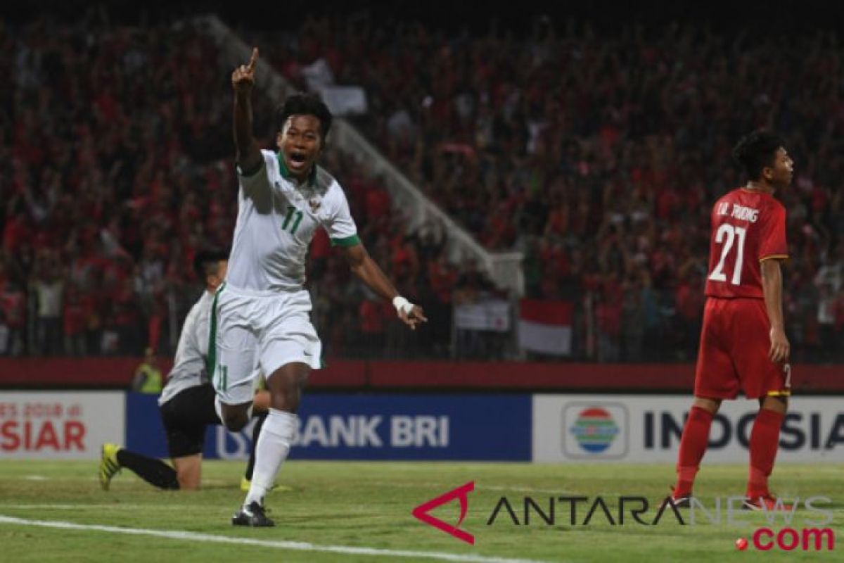 Indonesia  menang 4-2 atas Vietnam