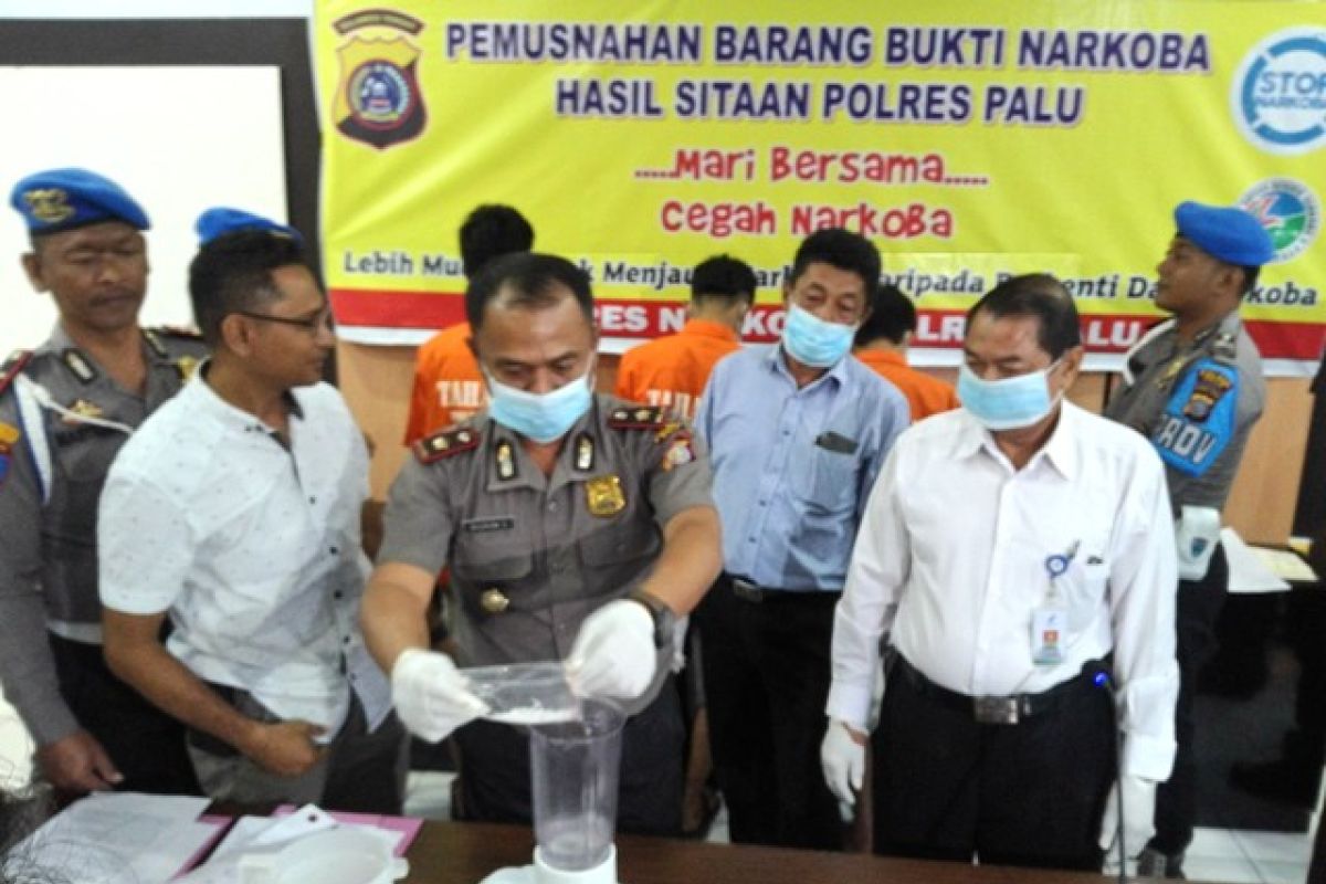 Polres Palu ungkap 52 kasus narkoba