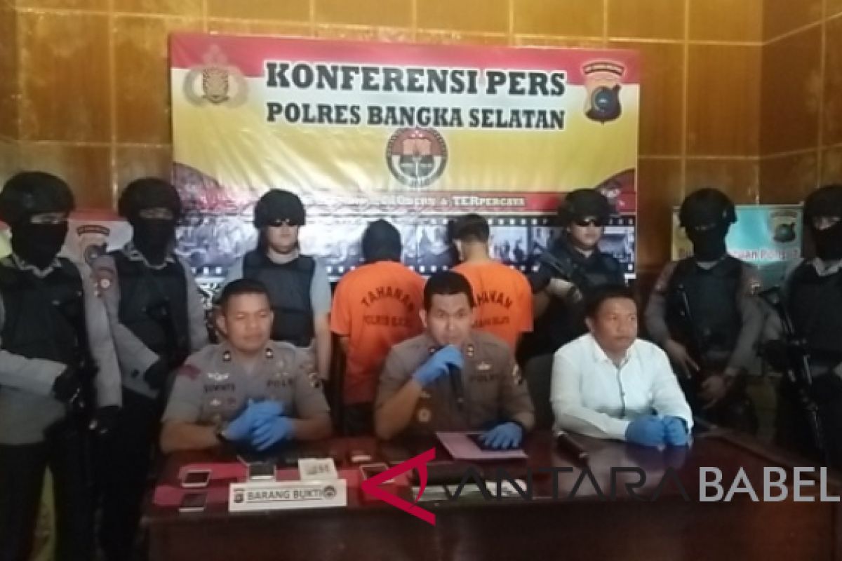 Polres Bangka Selatan tembak begal sadis