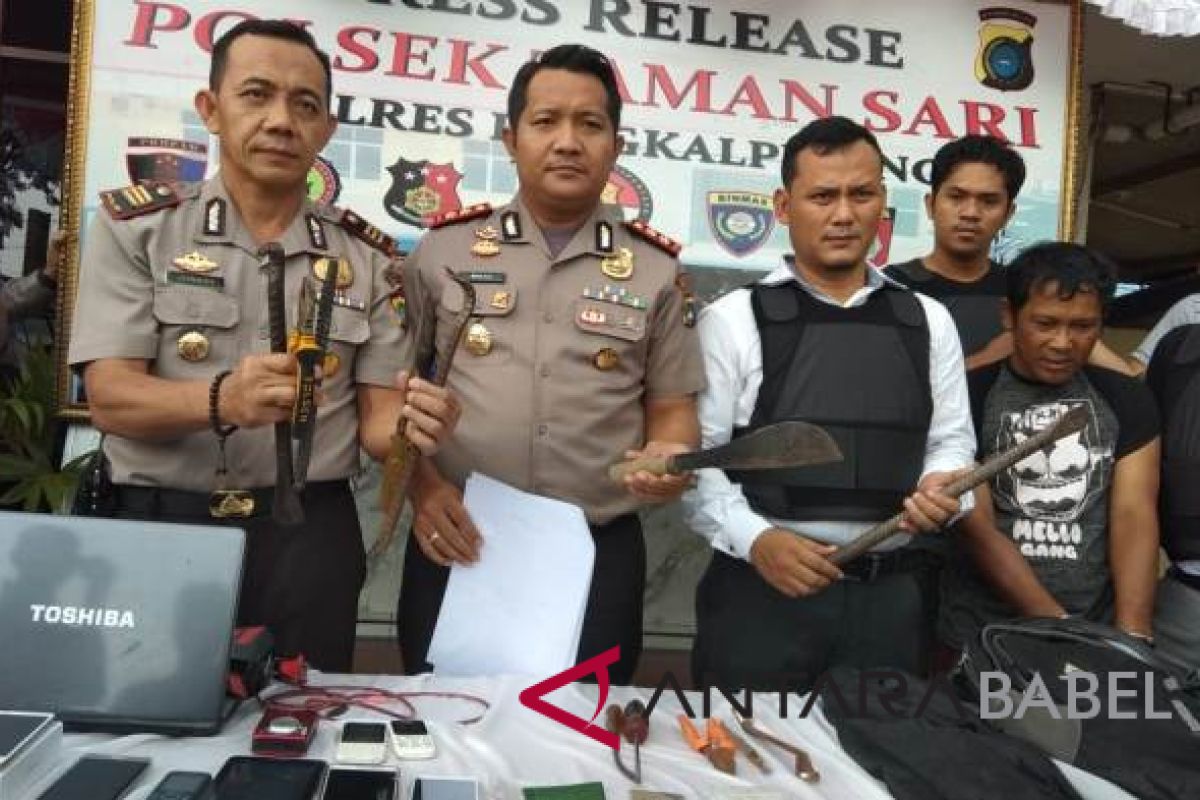 Polisi Pangkalpinang ringkus pelaku pencurian dengan pemberatan