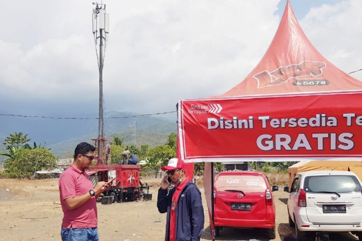 Pulihkan Jaringan, Telkomsel Berikan Telpon Gratis Bagi Korban Gempa Lombok