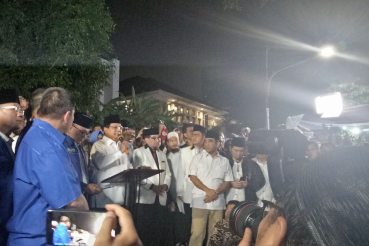 Prabowo umumkan Sandiaga mendampinginya di Pilpres
