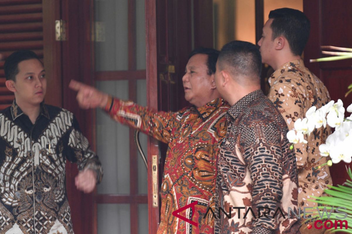 Prabowo kembali datangi rumah SBY
