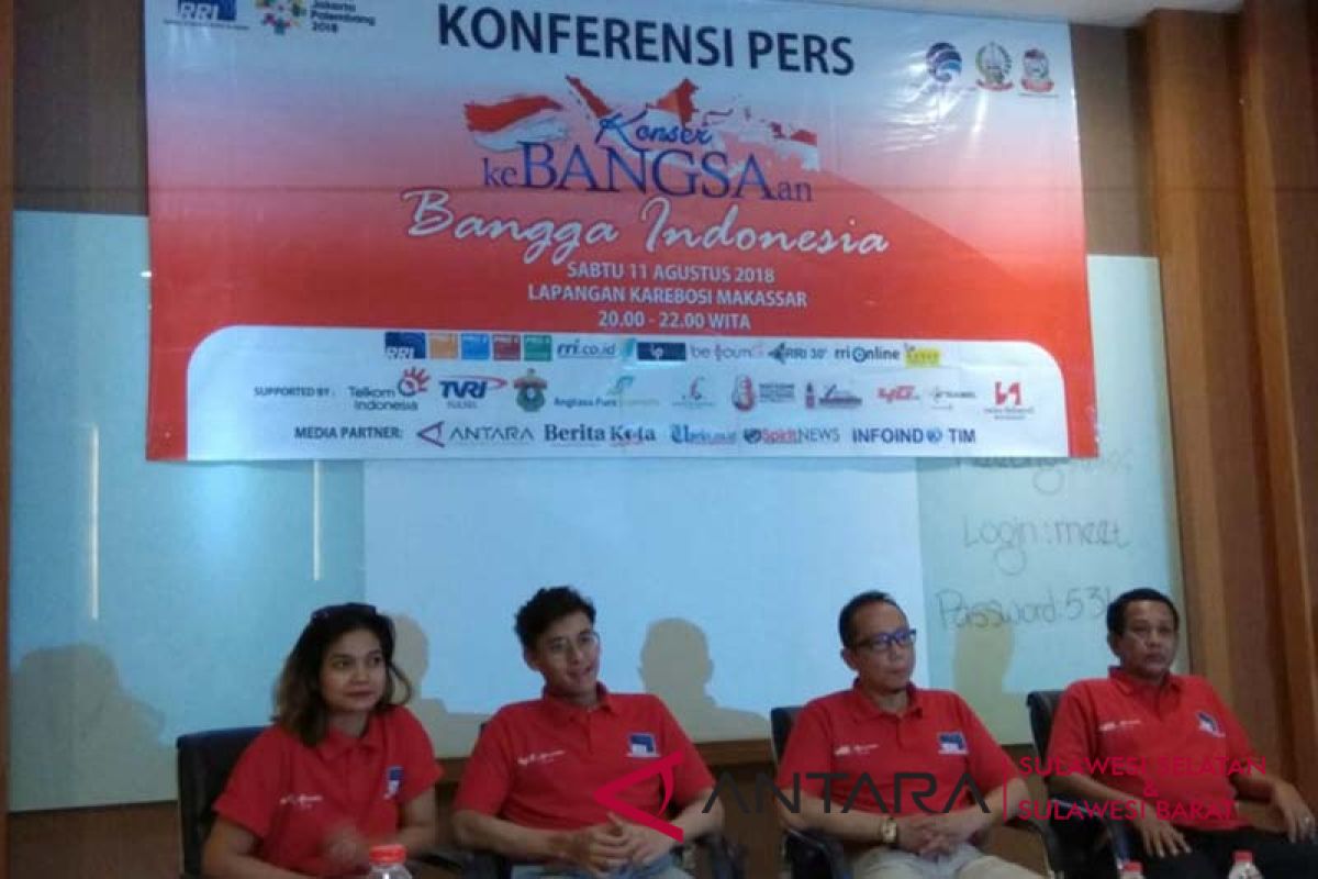 Konser kebangsaan RRI gugah nasionalisme generasi milenial