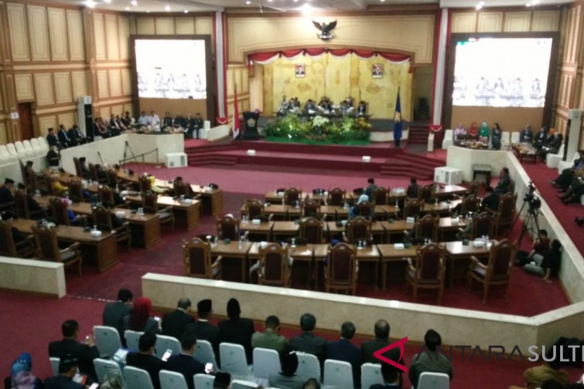 DPRD Sultra umumkan cagub terpilih dalam rapat paripurna