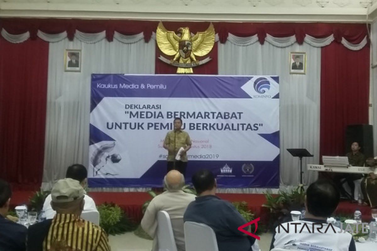 Menkominfo: Media tegakkan negara berdemokrasi