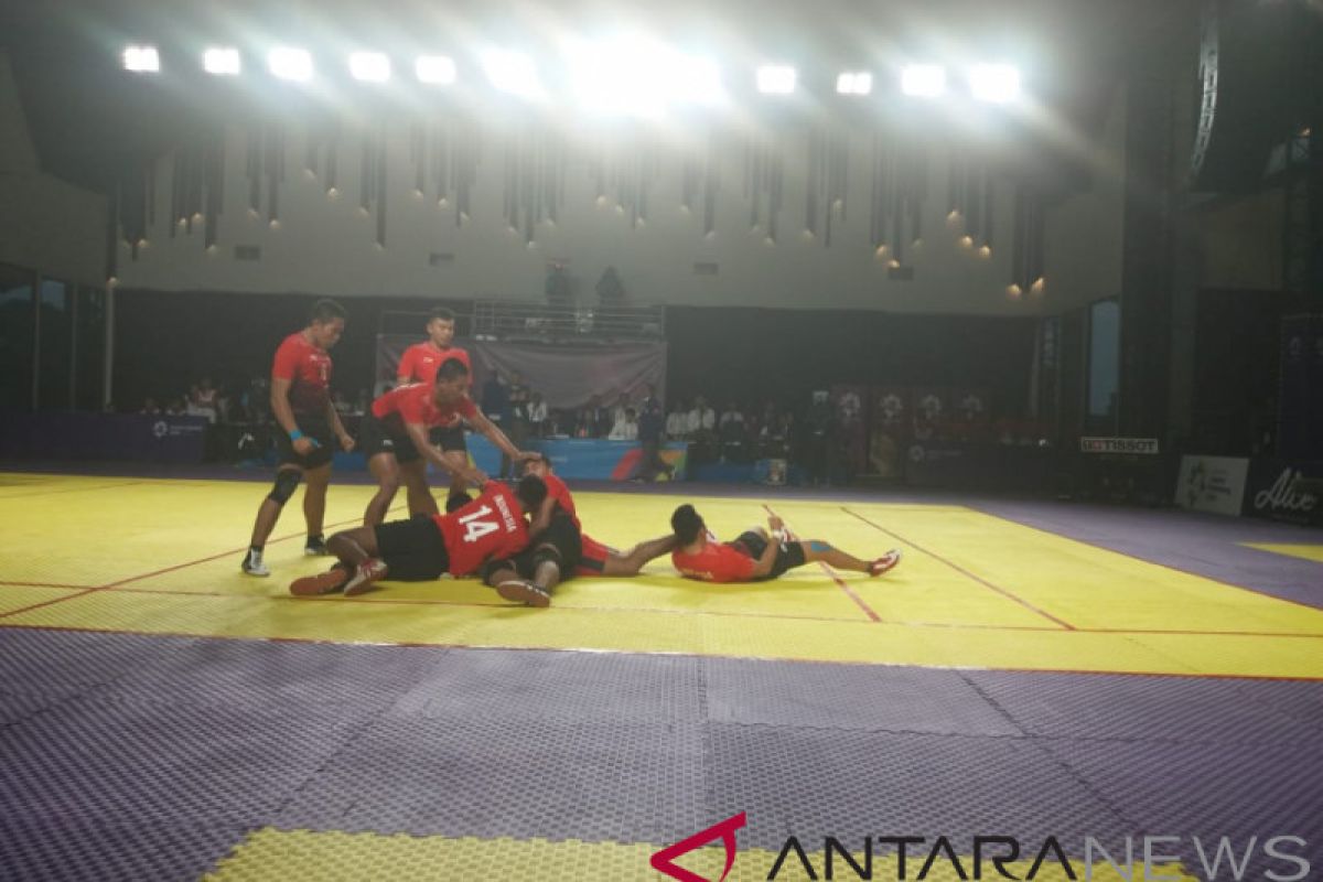 Kabaddi putra Indonesia bungkam Nepal