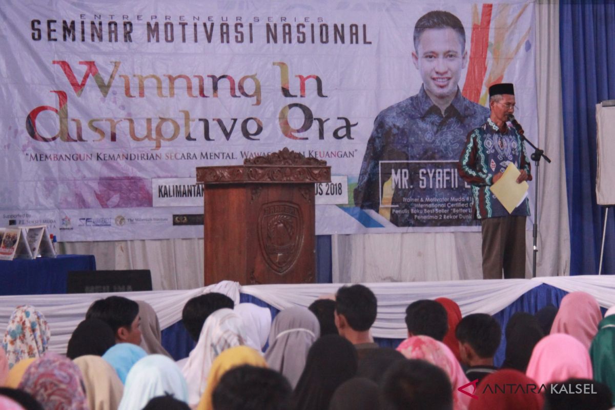 Pelajar di HST di motivasi untuk berwirausaha