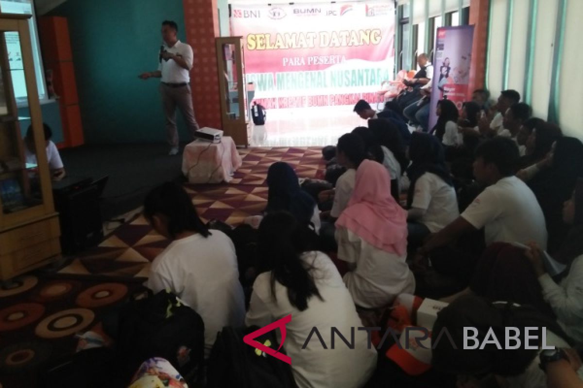 BUMN Hadir - Peserta SMN belajar kewirausahaan di RKB Pangkalpinang