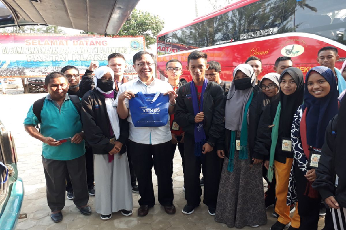 BUMN Hadir - peserta SMN kunjungi rumah kreasi edukasi Lampung