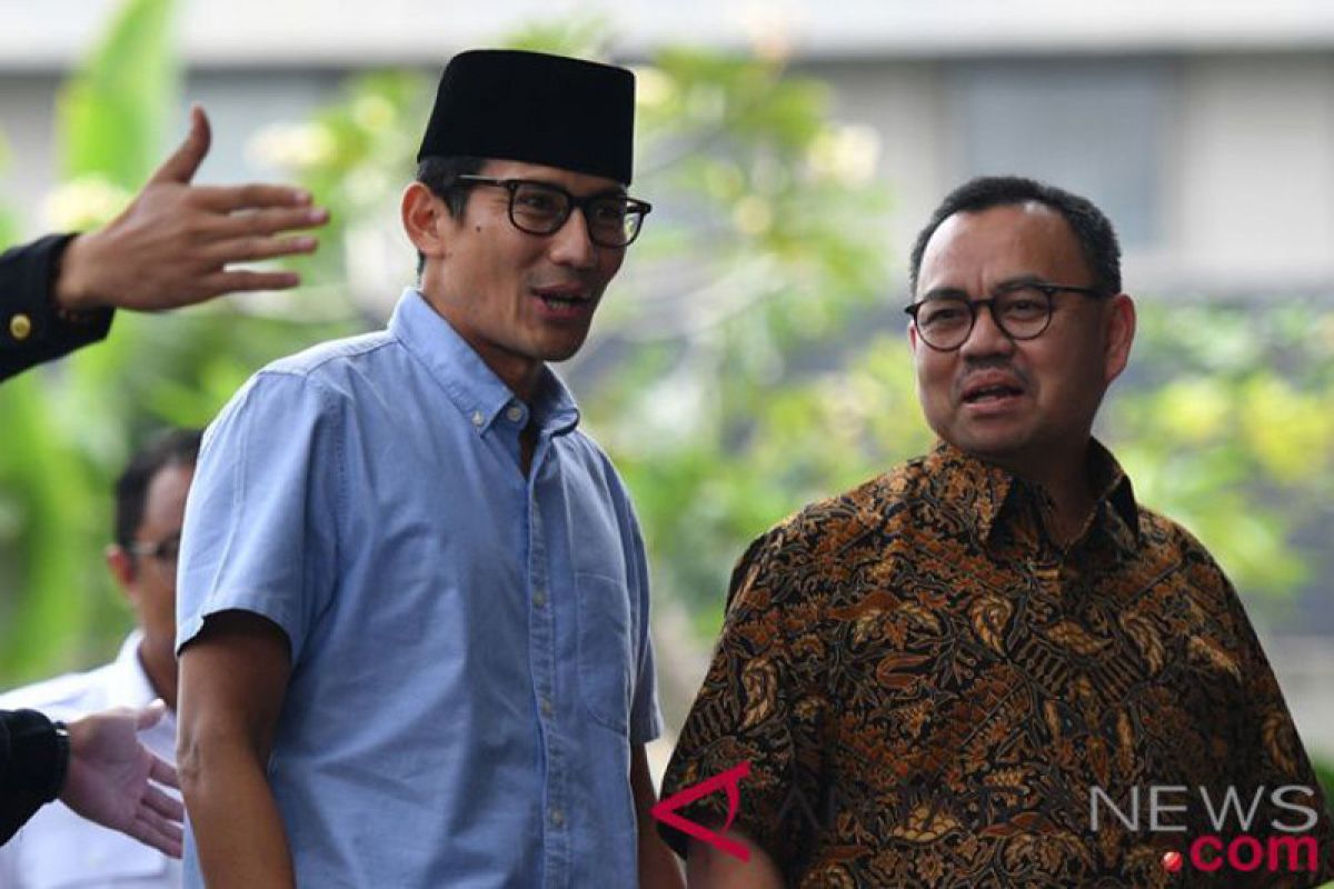 Sandiaga datangi gedung KPK lapor harta kekayaan