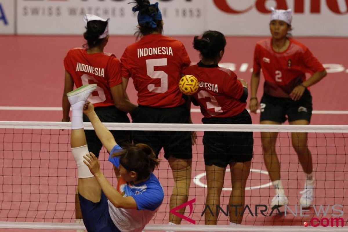 Sepak takraw penyisihan quadrant putri