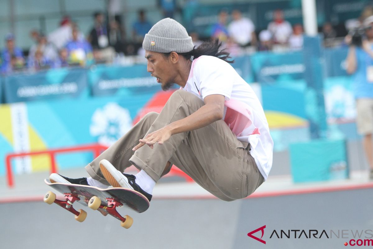 Dua atlet Indonesia ke final nomor park skate board