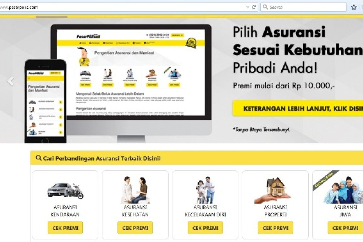 Perusahaan PasarPolis kembangkan klaim asuransi secara digital