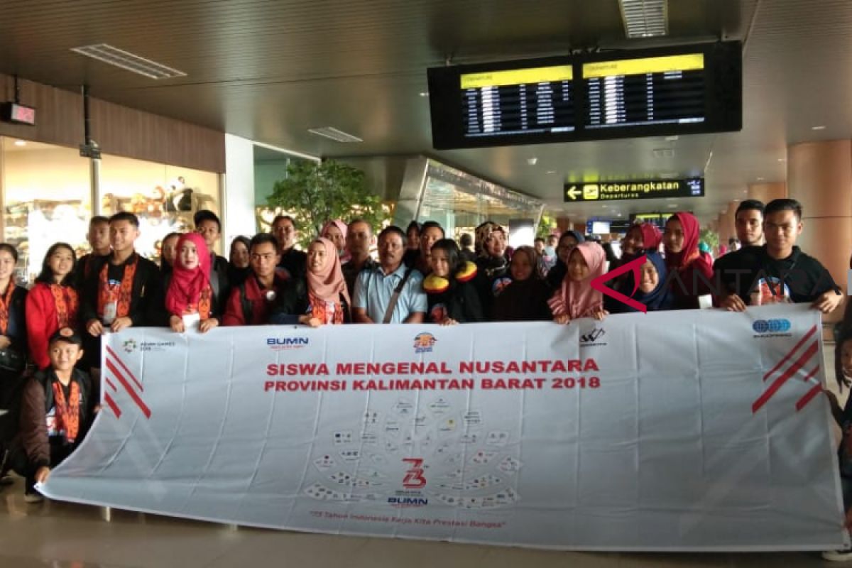 BUMN hadir - Peserta SMN asal Kalbar bertolak ke Semarang