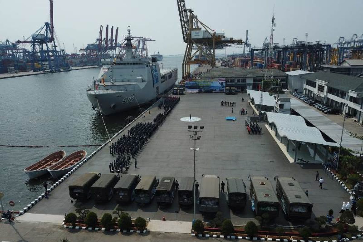 ACT-TNI AL berangkatkan Kapal Kemanusiaan Lombok