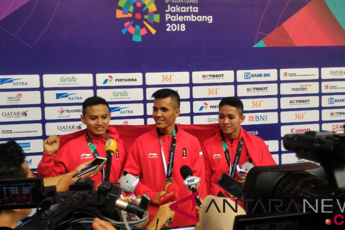 Asian Games (pencak silat) -  Indonesia wins gold medal in pencak silat men`s group category