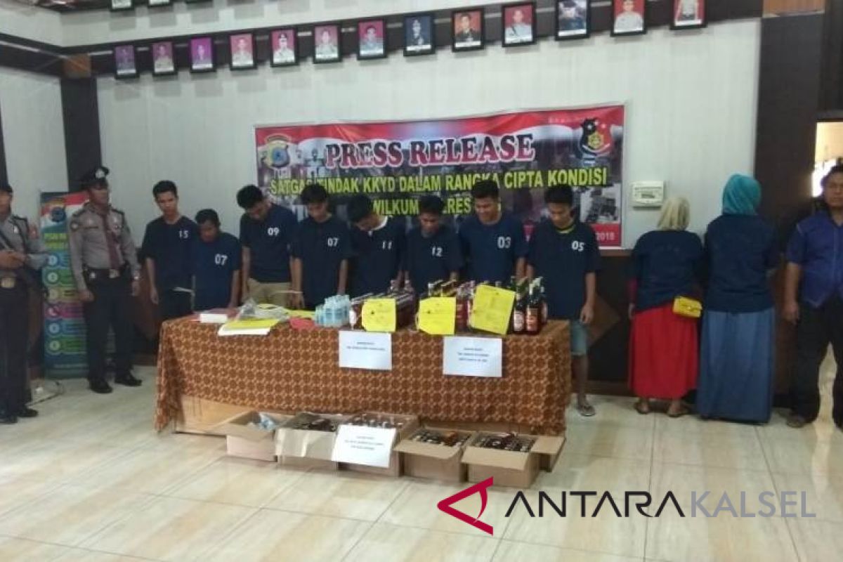 Cipta kondisi Polres HSS jaring 20 pelaku Pekat