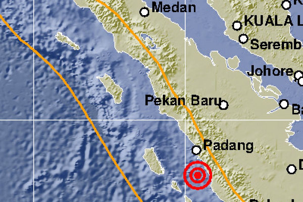 Gempa bumi berkuatan 5,2 skala richter guncang Mentawai, empat kali hari ini