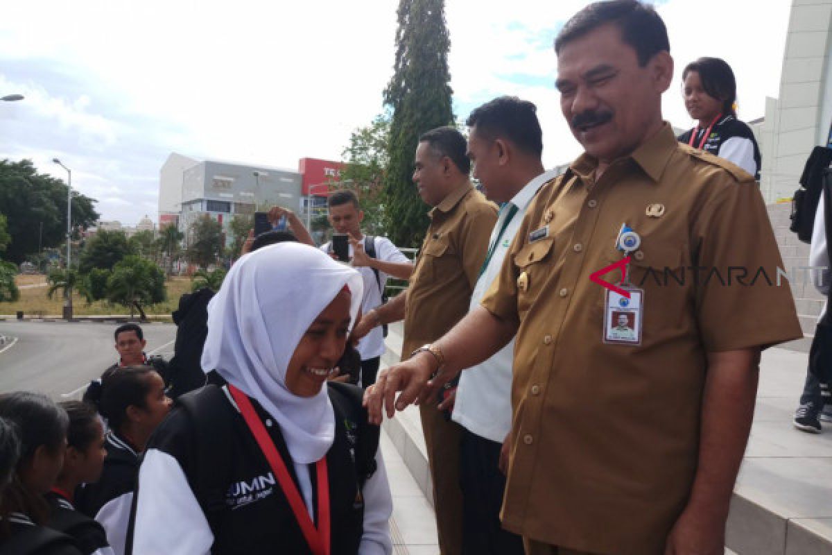 Peserta SMN dari NTT diberangkatkan ke Manado