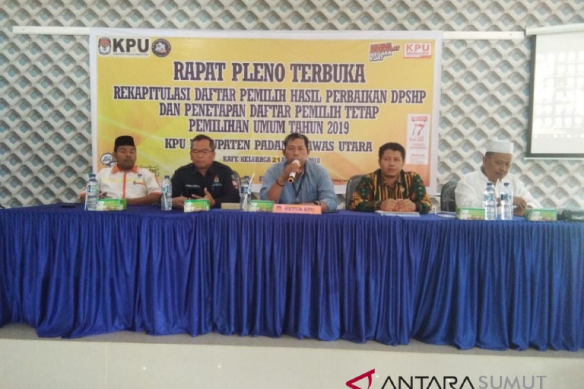 DPT Pemilu 2019 di Paluta berjumlah 154.936 orang