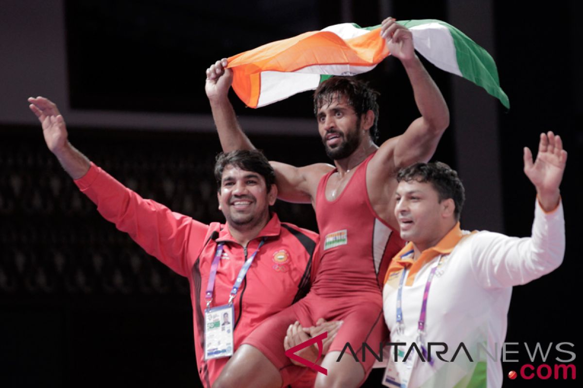 Asian Games (wrestling) - India grabs gold medal in 65 kg freestyle