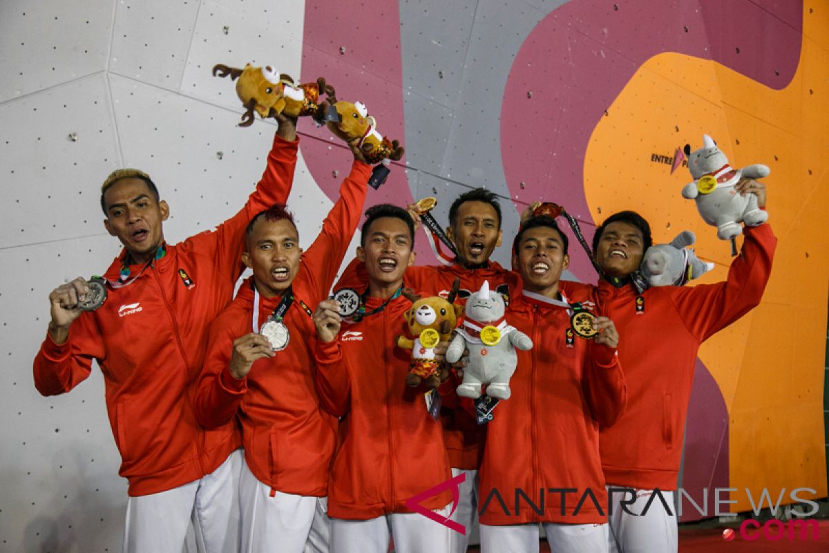 Asian Games (sports climbing) - Indonesia wins two more gold in speed rally