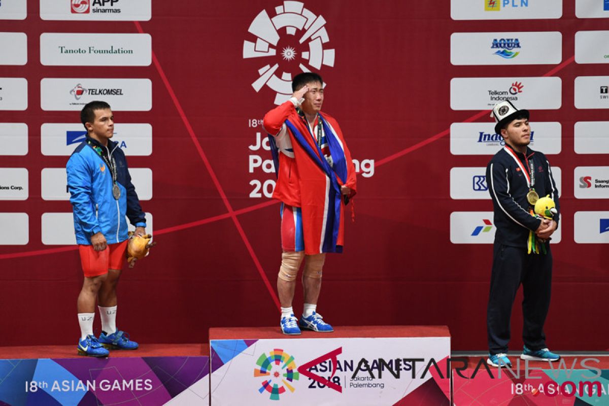 Asian Games (weightlifting) - Eight lifters to vie for gold in men`s 105 kg